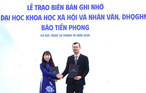 Báo Tiền Phong và Trường Đại học Khoa học Xã hội và Nhân văn hợp tác nhiều lĩnh vực