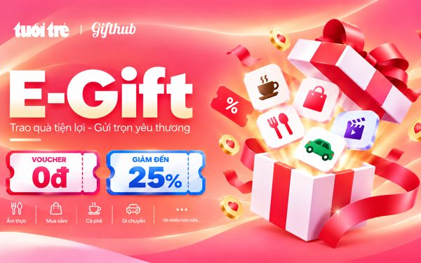 Báo Tuổi Trẻ ra mắt E-Gift: Quên quà phút chót vẫn kịp gửi trong vài chạm
