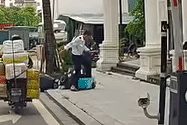 Bảo vệ khu đô thị ở Hà Nội khai đấm, đá tài xế xe công nghệ vì 'nói trống không'