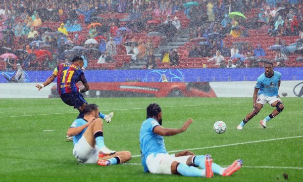 Barca đại thắng trận ra quân Champions League