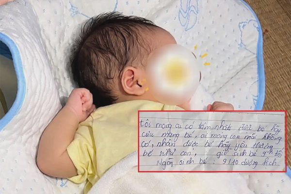 Bé gái bị bỏ rơi với lời gửi gắm "hãy yêu thương bé như con"