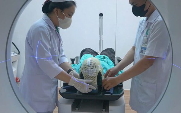 Bệnh nhân u não được ứng dụng xạ trị điều biến liều tại Cần Thơ