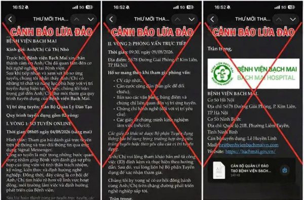 Bệnh viện Bạch Mai cảnh báo thủ đoạn lừa đảo người bệnh khám nhanh