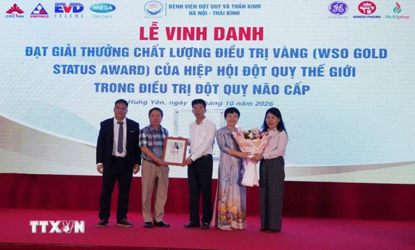 Bệnh viện Đột quỵ và Thần kinh Hà Nội-Thái Bình nhận giải thưởng uy tín
