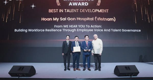 Bệnh viện Hoàn Mỹ Sài Gòn đạt giải xuất sắc hạng mục phát triển nhân tài