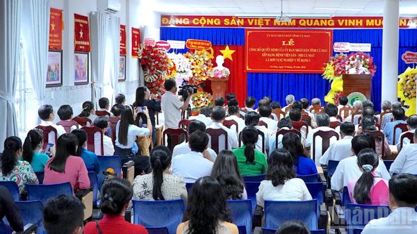 Bệnh viện Sản-Nhi Cà Mau trở thành bệnh viện chuyên khoa hạng I