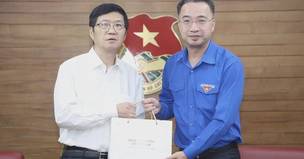 Bí thư T.Ư Đoàn Nguyễn Tường Lâm tiếp đoàn đại biểu Báo Thanh Niên Trung Quốc
