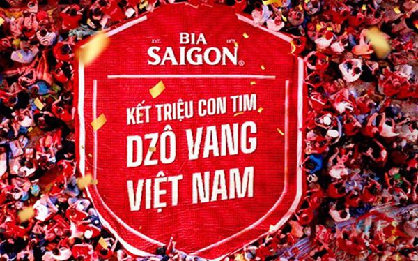 Bia Saigon ‘Kết triệu con tim’ cùng người hâm mộ bóng đá Việt Nam