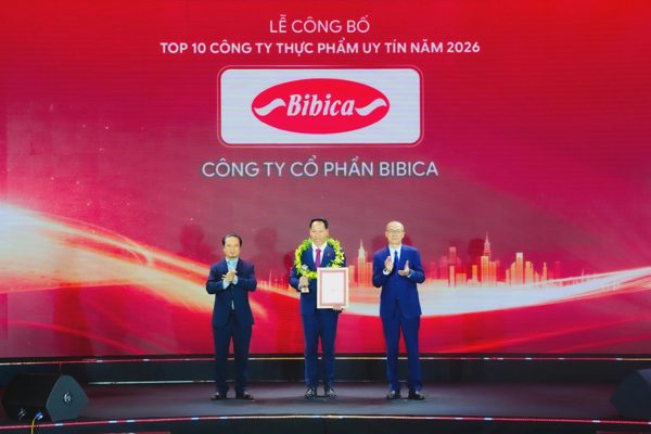 Bibica lần thứ 9 được vinh danh trong Top 10 công ty thực phẩm uy tín của VNR