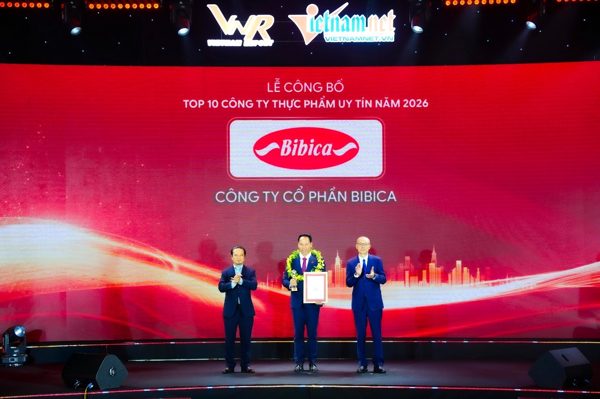 Bibica lần thứ 9 liên tiếp vào Top 10 công ty thực phẩm uy tín Việt Nam