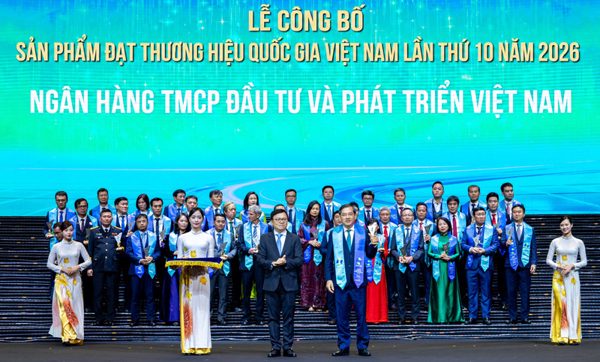BIDV khẳng định vị thế ‘Thương hiệu quốc gia’ với 9 lần nhận giải thưởng uy tín