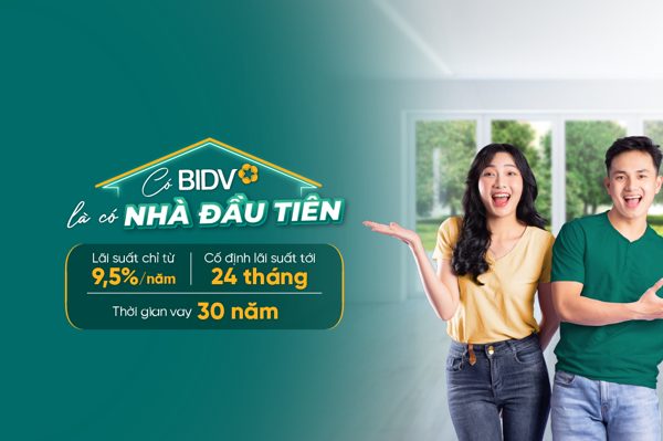 BIDV triển khai gói vay ưu đãi cho người mua nhà ở thực