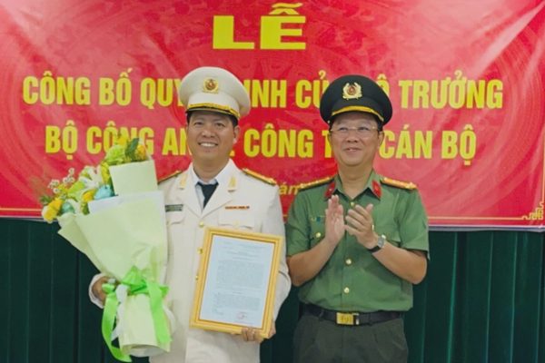Biệt phái Thượng tá công an đến công tác tại Đảng ủy đặc khu Phú Quốc