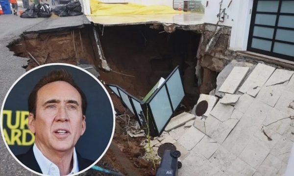 Biệt thự triệu USD của Nicolas Cage bị hư hại do hố sụt