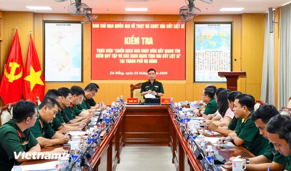 Bộ Chỉ huy Quân sự Đà Nẵng vượt tiến độ lấy mẫu ADN hài cốt liệt sĩ