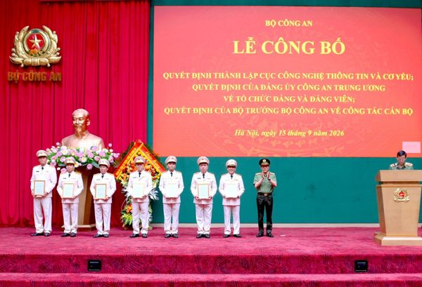 Bộ Công an thành lập Cục Công nghệ thông tin và Cơ yếu