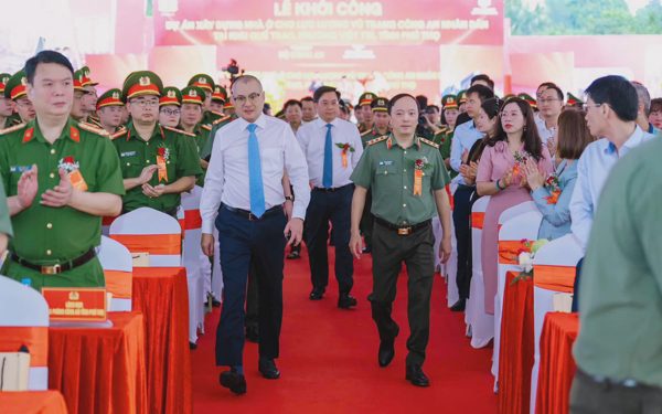 Bộ Công an tiếp nhận một trung tâm thể dục thể thao ở Phú Thọ