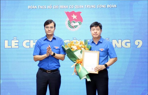 Bổ nhiệm anh Lê Hải Long làm Trưởng ban Công tác Thanh thiếu nhi, Cơ quan Ủy ban Trung ương MTTQ Việt Nam