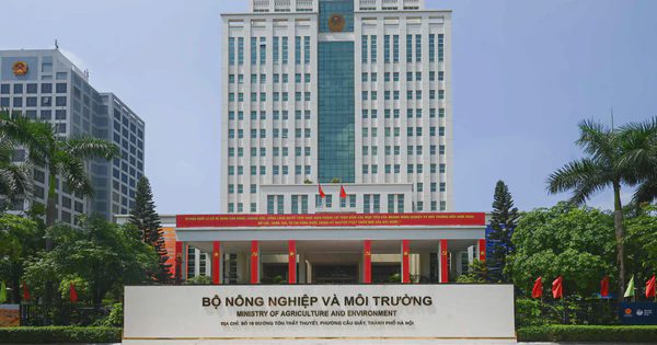 Bộ Nông nghiệp và Môi trường giảm 2 đơn vị trực thuộc