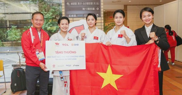 Bộ trưởng Lâm Thị Phương Thanh chỉ đạo thưởng nóng 200 triệu đồng cho kata nữ Việt Nam giành HCV ASIAD