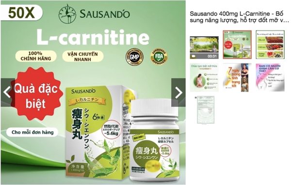 Bộ Y tế yêu cầu Shopee gỡ viên uống giảm cân Sausando