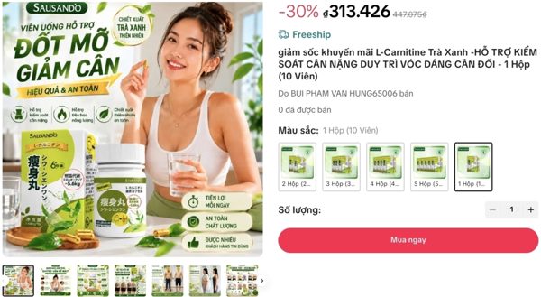 Bộ Y tế yêu cầu TikTok gỡ quảng cáo viên giảm cân Sausando Slimming capsule