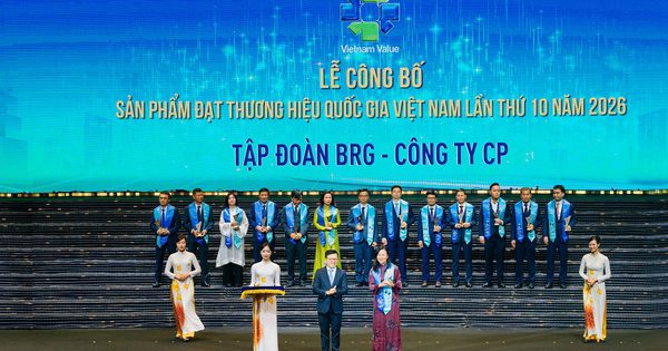 Bốn sản phẩm của Tập đoàn BRG được vinh danh Thương hiệu quốc gia Việt Nam 2026
