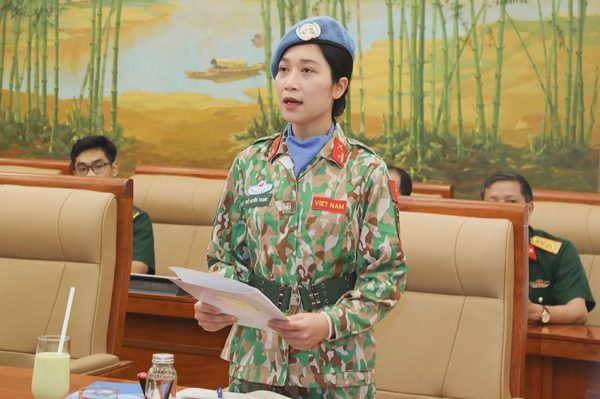 Bốn sĩ quan Việt Nam nhận nhiệm vụ tại Liên hợp quốc và Abyei