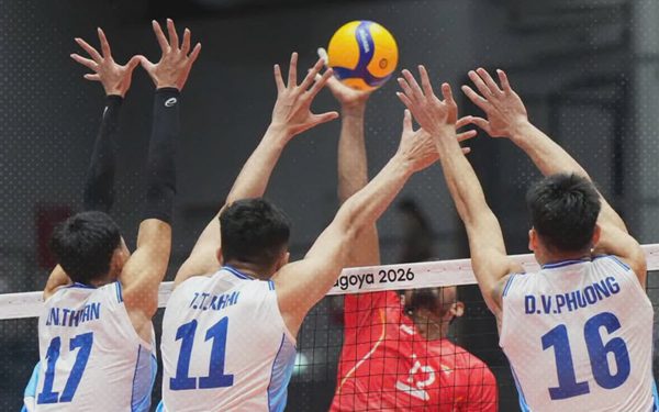 Bóng chuyền nam Việt Nam thua Ấn Độ trận ra quân Asiad 20