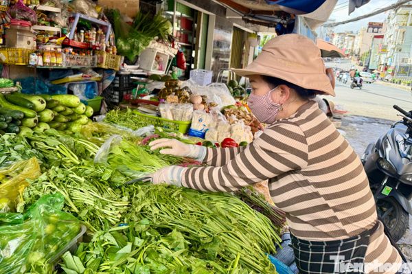 'Bỏng tay' với giá rau sau mưa ngập