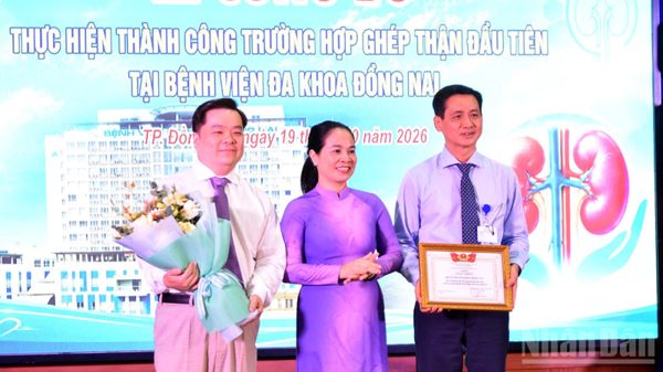 Ca ghép thận đầu tiên ở Đồng Nai
