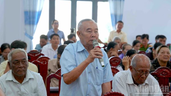 Cà Mau lắng nghe nhịp cầu nguyện vọng giữa cử tri và Quốc hội