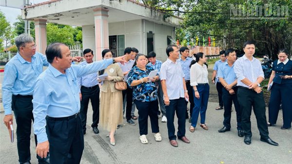Cà Mau: Lãnh đạo tỉnh khảo sát, xem xét xây dựng, nâng cấp nhiều trường lớp trọng điểm tại phường Bạc Liêu