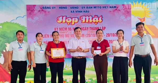 Cà Mau: Nhiều hoạt động thiết thực từ cơ sở nhân kỷ niệm Ngày thành lập Hội Liên hiệp Phụ nữ Việt Nam