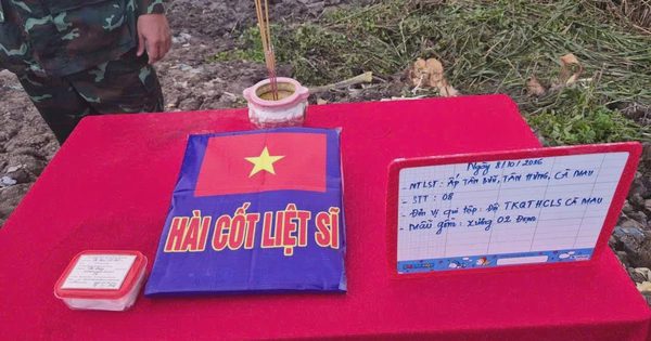 Cà Mau tìm thấy thêm hài cốt liệt sĩ tại nghĩa trang tạm