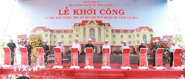 Cà Mau xây dựng trụ sở Bộ Chỉ huy Quân sự, củng cố thế trận quốc phòng
