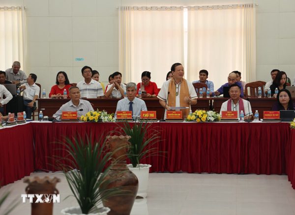 Các chuyên gia nêu ý kiến về bảo tồn, phát huy giá trị di sản gốm Chăm