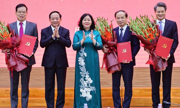 Các ông Phạm Tất Thắng, Nguyễn Quang Đức, Triệu Tài Vinh giữ chức vụ mới