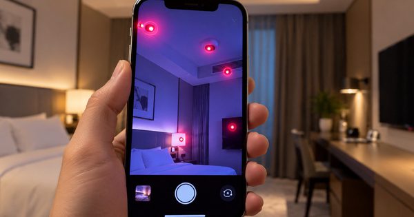 Cách dùng điện thoại thông minh phát hiện camera quay lén