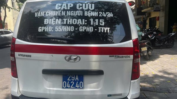 Cách nhận biết xe cấp cứu được cấp phép