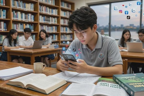“Cầm sách là buồn ngủ, cầm điện thoại xem video ngắn lại tỉnh”
