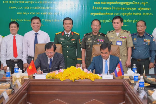 Campuchia tiếp tục hỗ trợ An Giang tìm kiếm, quy tập hài cốt liệt sĩ