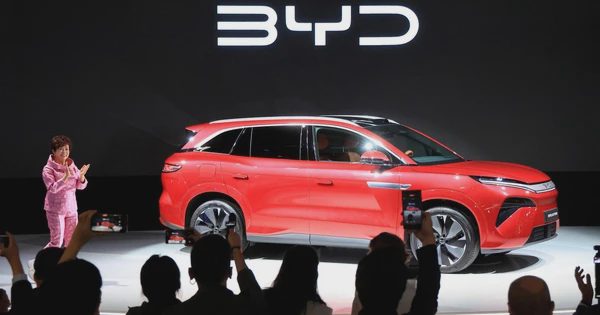 Căn cứ Mỹ ở Nhật cấm xe điện BYD của Trung Quốc