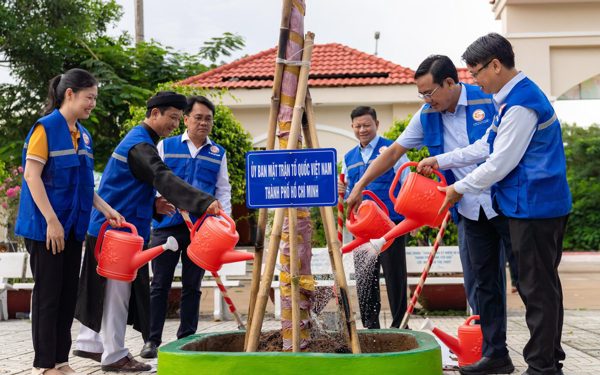 Cần Giờ có vườn thuốc nam vừa là lớp học xanh, vừa chăm sóc sức khỏe cộng đồng