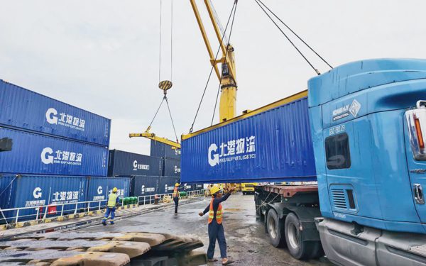 Cần Thơ đón chuyến tàu container đầu tiên từ cảng Nam Ninh, Trung Quốc