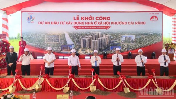 Cần Thơ khởi công dự án nhà ở xã hội gần 3.000 căn hộ