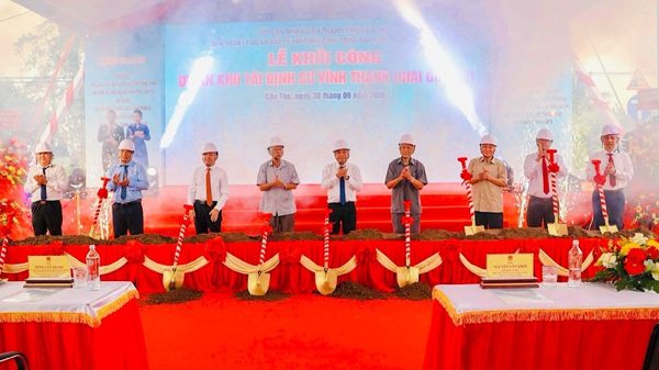 Cần Thơ khởi công Khu tái định cư Vĩnh Thạnh giai đoạn 2 hơn 970 tỷ đồng