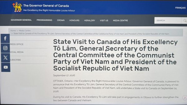 Canada khẳng định coi trọng quan hệ với Việt Nam
