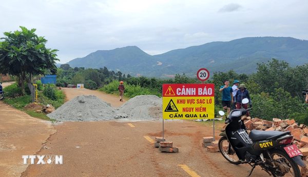 Cảnh báo lũ quét, sạt lở đất ở các tỉnh Quảng Ngãi và Gia Lai
