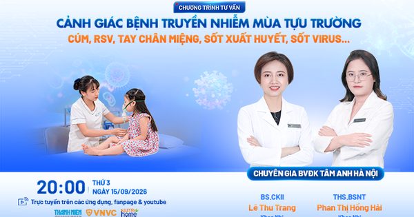 Cảnh giác bệnh truyền nhiễm mùa tựu trường